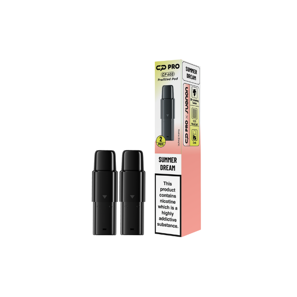 20mg Crystal Pro CP 600 Prefilled Pod 600 Puffs - 2 Pcs