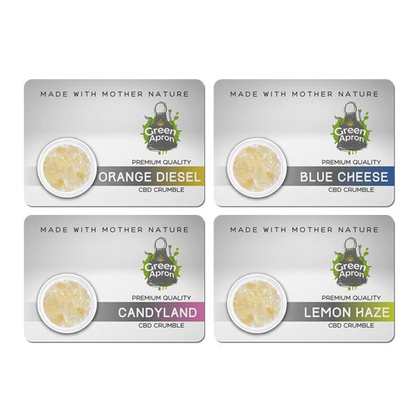 Green Apron Crumble 85% CBD + 10% CBG - 1g