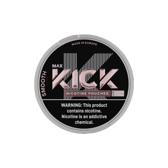 12mg Max Kick Nicotine Pouches - 20 Pouches