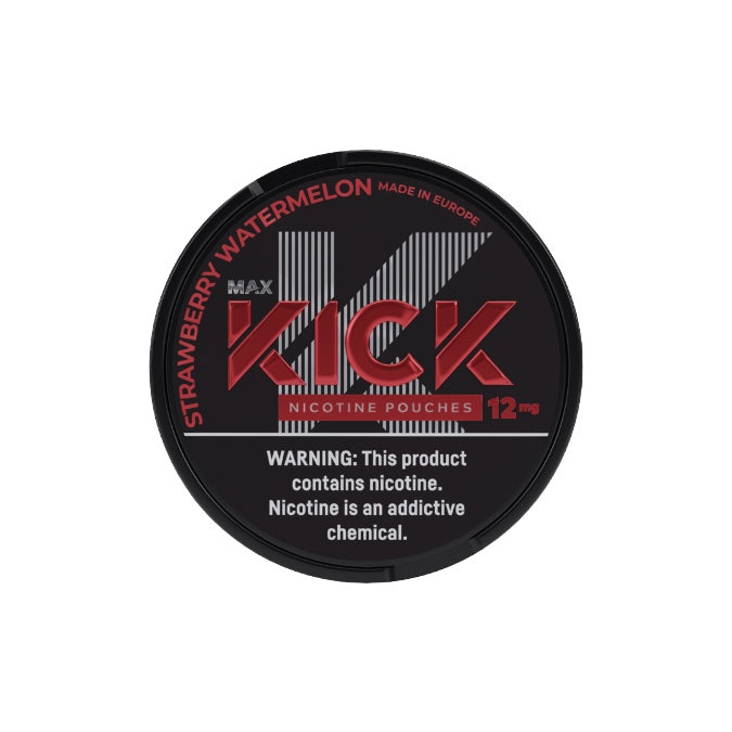 12mg Max Kick Nicotine Pouches - 20 Pouches