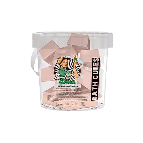 Lady Green 90mg CBD Raspberry & Vanilla Bath Cubes - 360g