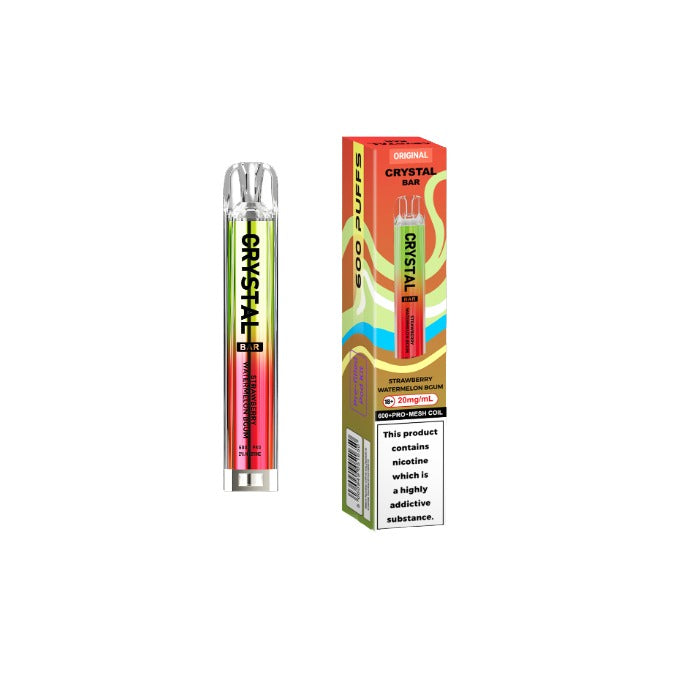 20mg Crystal Bar Original 600 Prefilled Pod Vape Kit