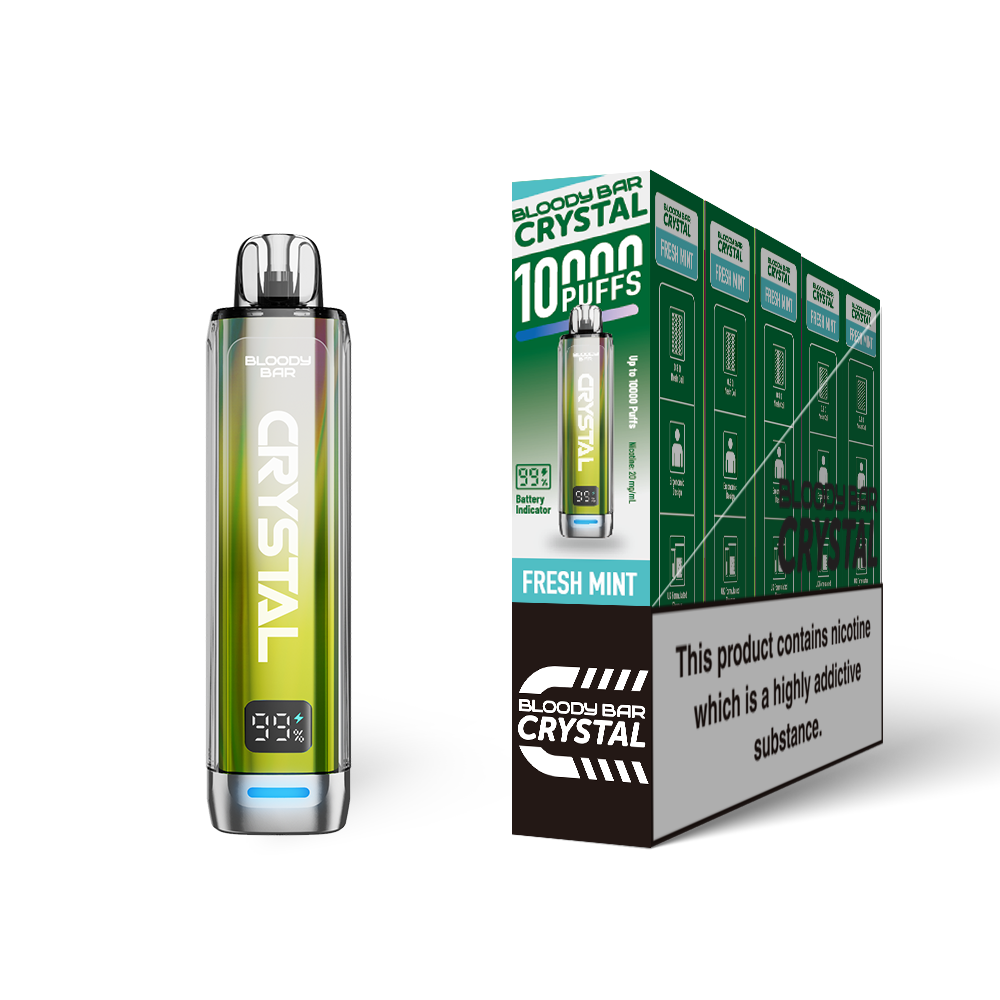 Bloody Bar Crystal 10k Prefilled Pod Vape Kit 10000 Puffs