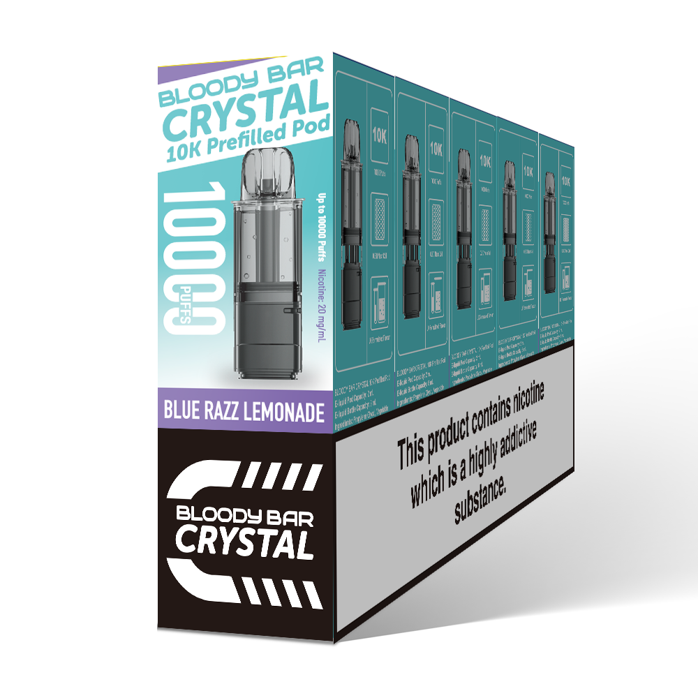 Bloody Bar Crystal 10k Prefilled Pod - 10000 Puffs