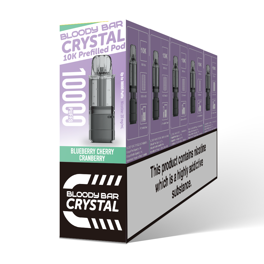 Bloody Bar Crystal 10k Prefilled Pod - 10000 Puffs