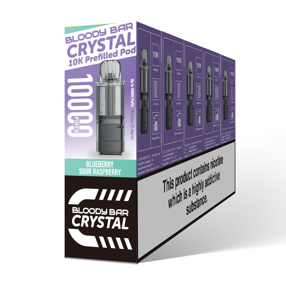 Bloody Bar Crystal 10k Prefilled Pod - 10000 Puffs