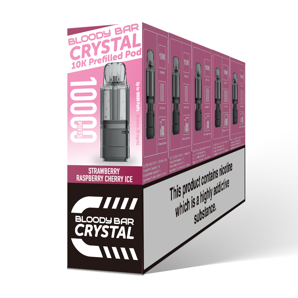 Bloody Bar Crystal 10k Prefilled Pod - 10000 Puffs