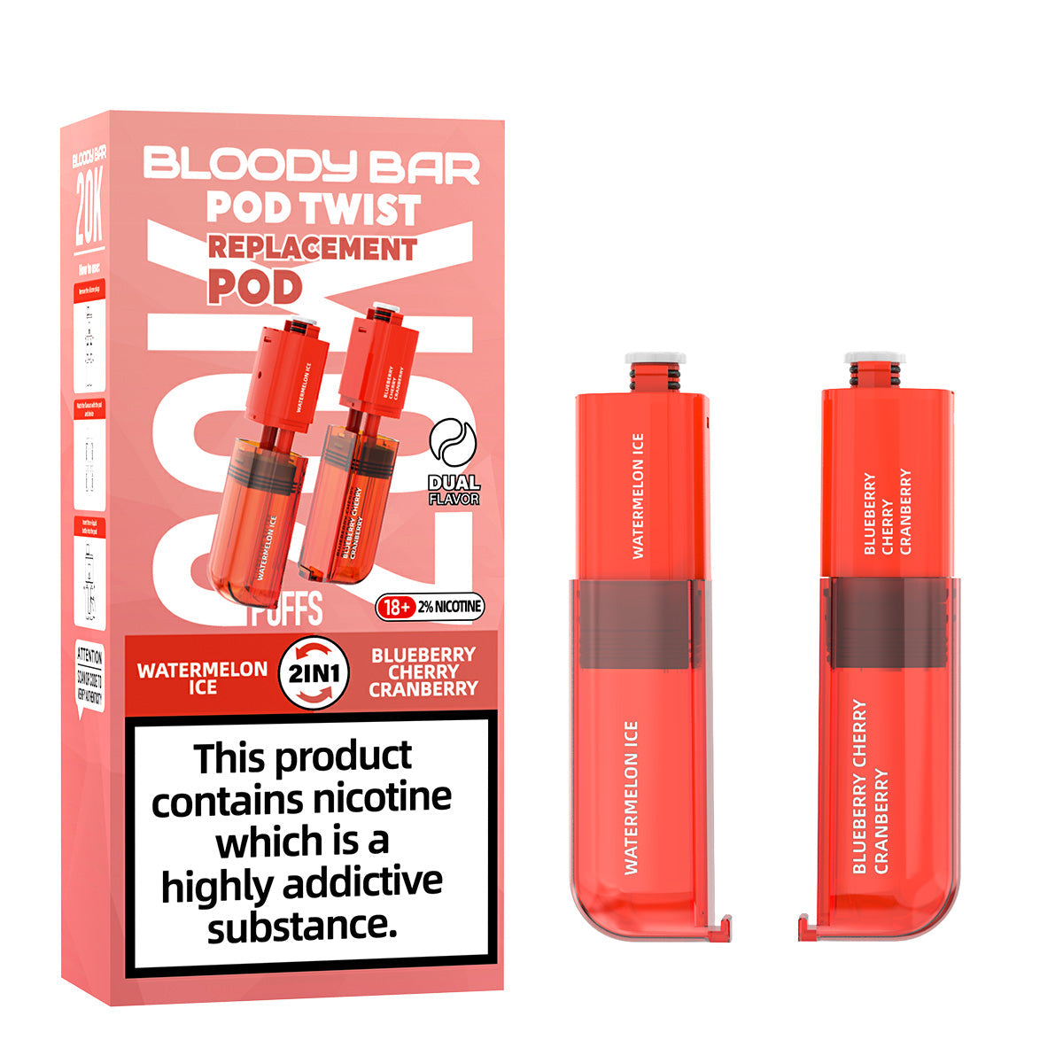 Bloody Bar 20k Twist Prefilled Pod - 20000 Puffs