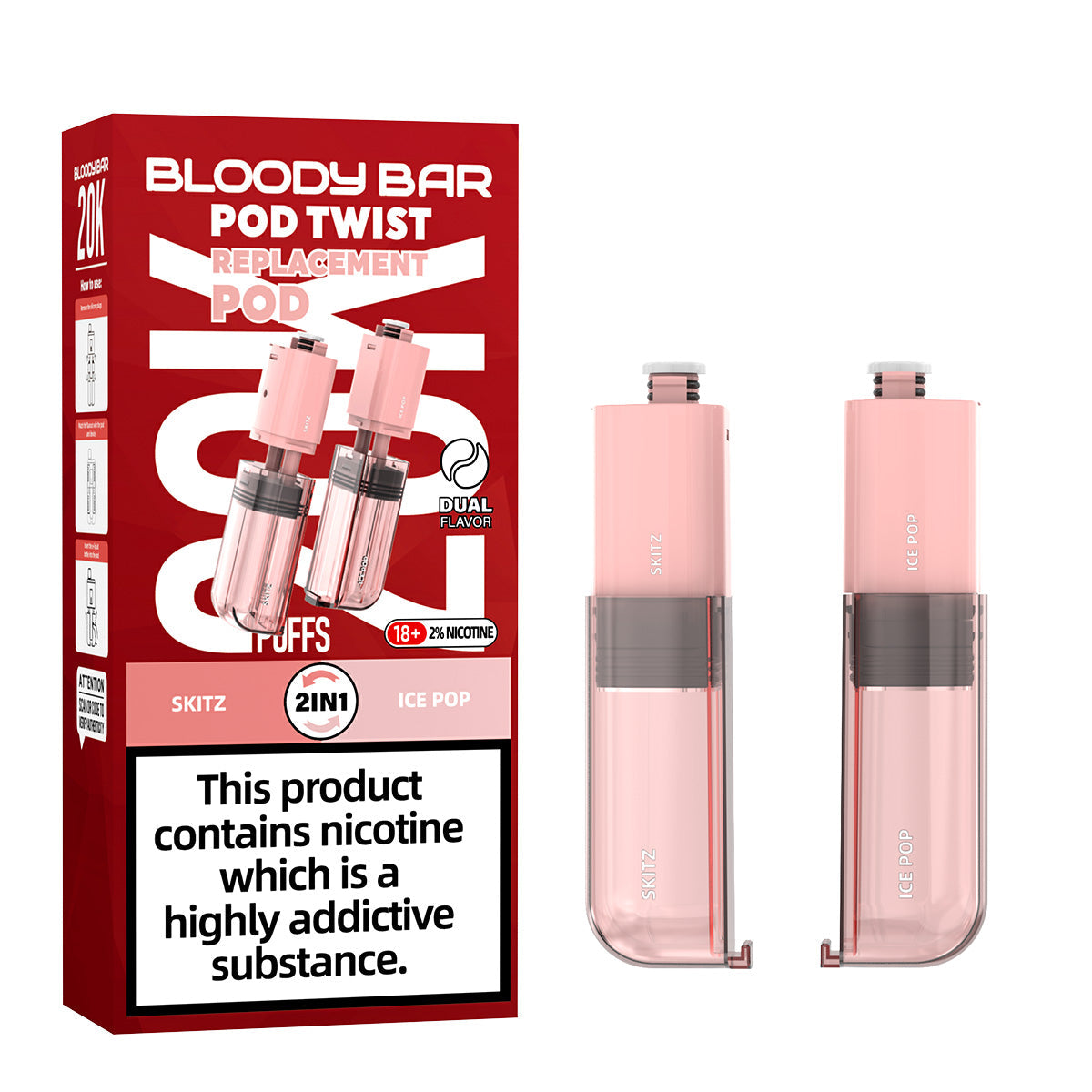 Bloody Bar 20k Twist Prefilled Pod - 20000 Puffs