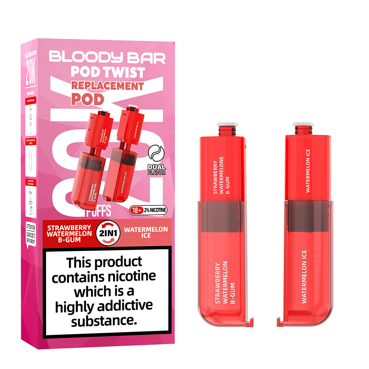 Bloody Bar 20k Twist Prefilled Pod - 20000 Puffs