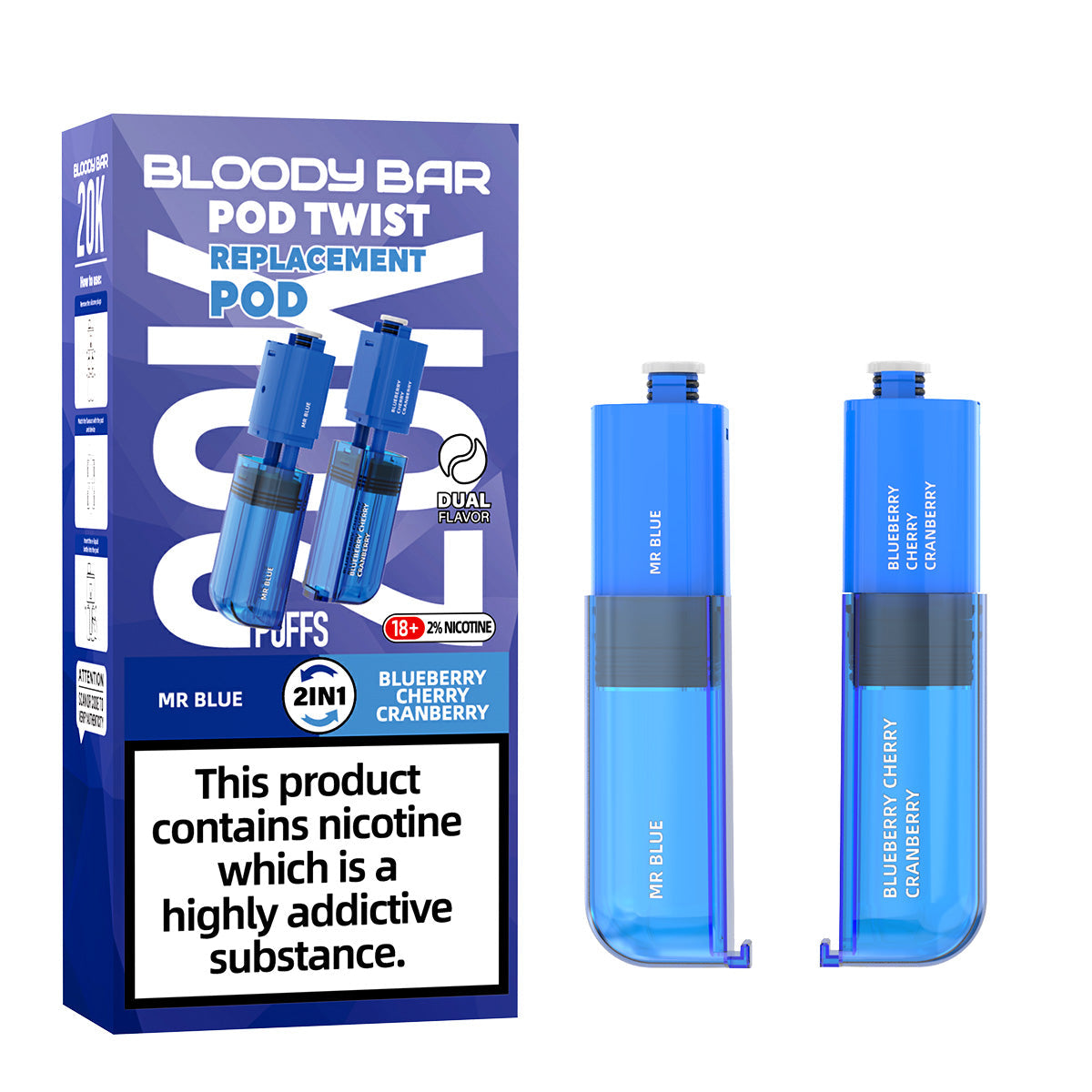 Bloody Bar 20k Twist Prefilled Pod - 20000 Puffs