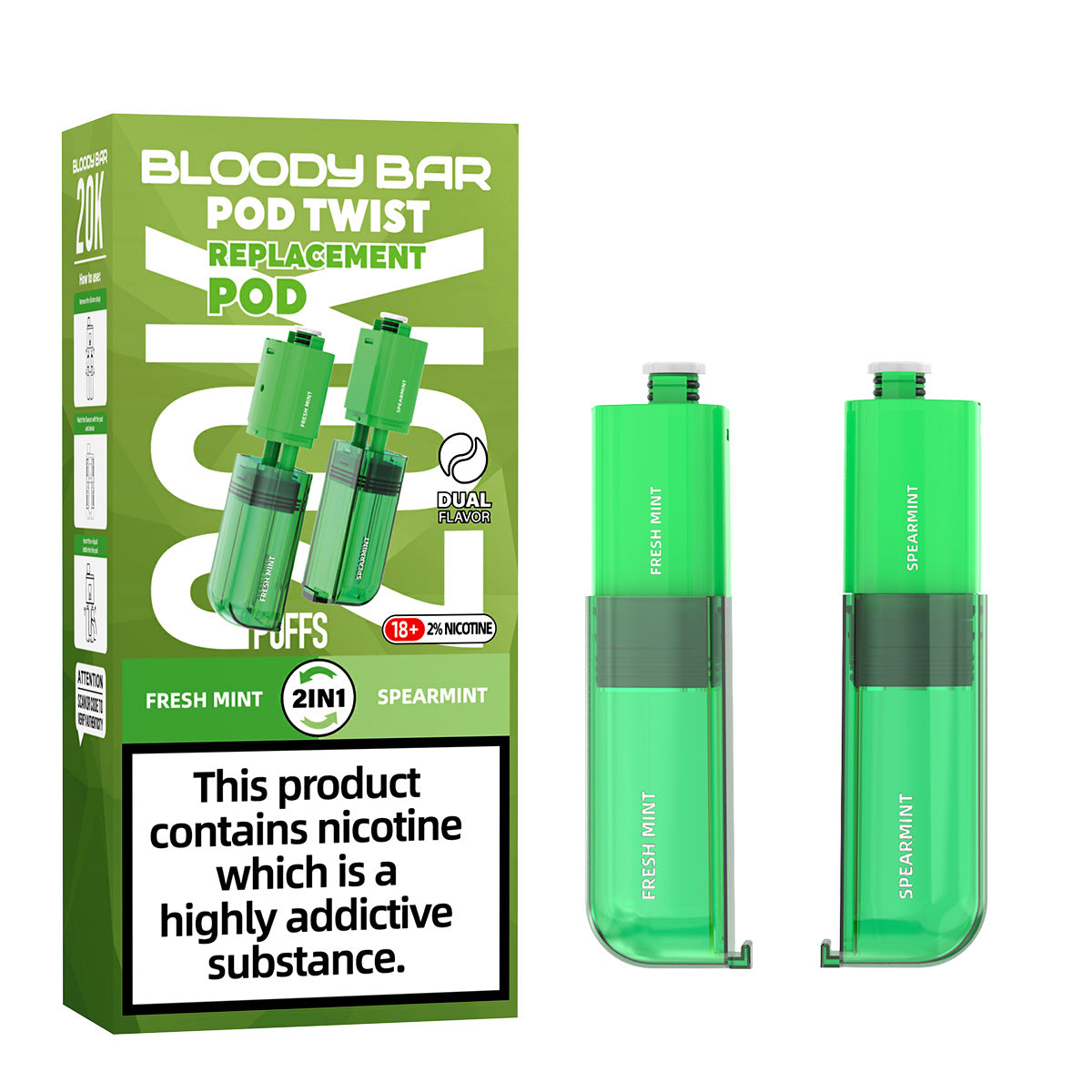 Bloody Bar 20k Twist Prefilled Pod - 20000 Puffs