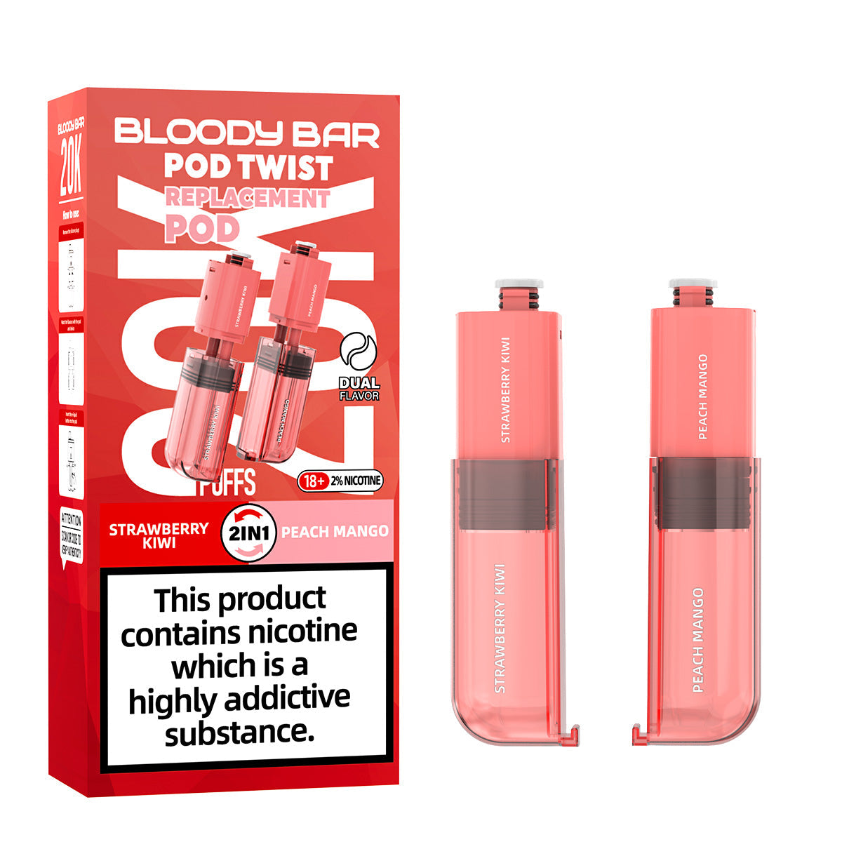 Bloody Bar 20k Twist Prefilled Pod - 20000 Puffs