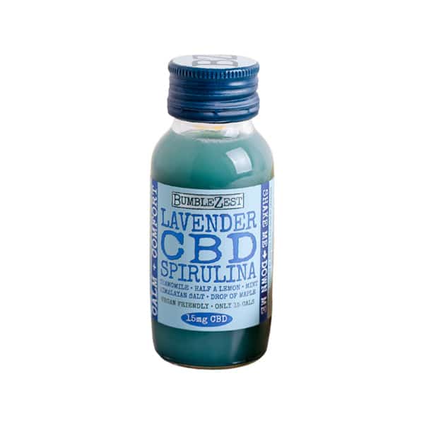 10 x BumbleZest Calm & Comfort 15mg CBD Health Shot 60ml
