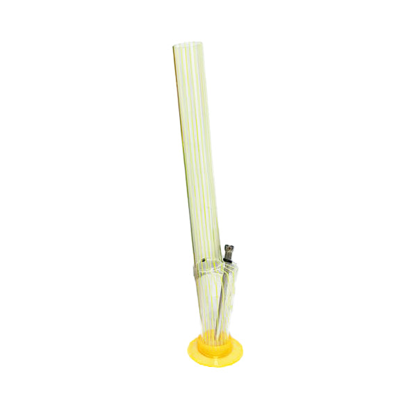 24" Striped Design Acrylic Bong - (GS1166)