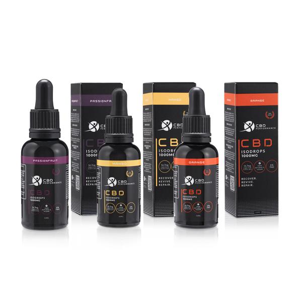 CBD Performance 1000mg CBD Isodrops Supplement 30ml