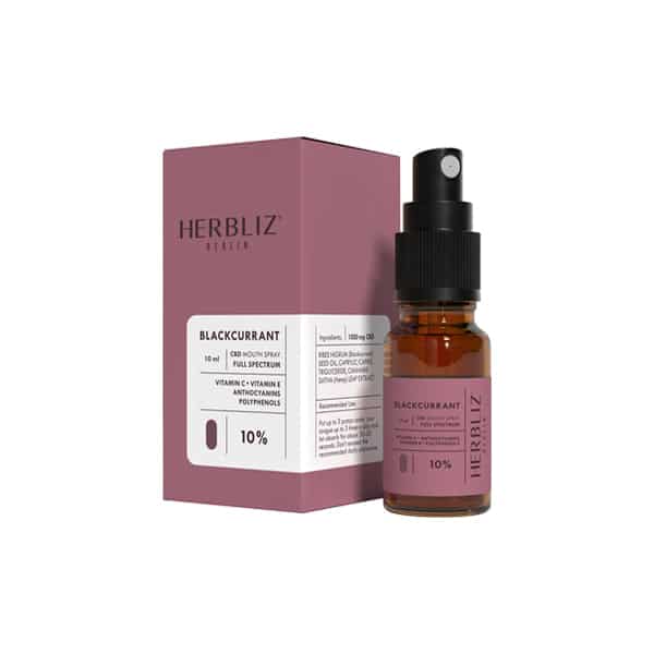 Herbliz 10% Full Spectrum CBD Mouth Spray - 10ml