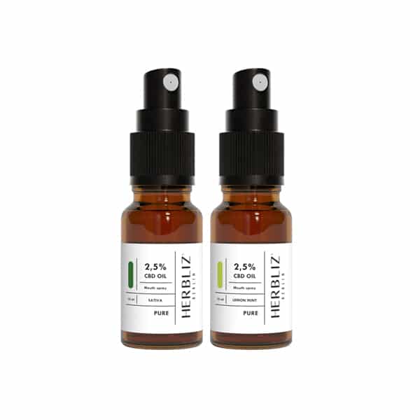 Herbliz 2.5% Pure CBD Mouth Spray - 10ml