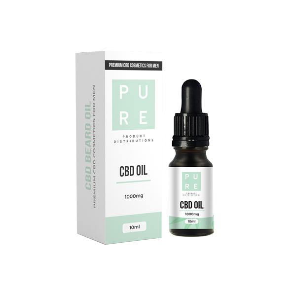 Pure 1000mg CBD Beard Oil - 10ml