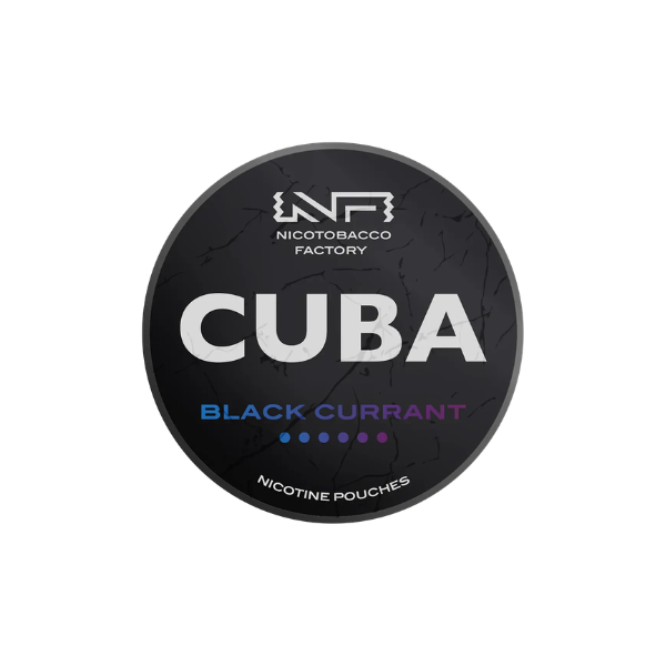 43mg CUBA Black Nicotine Pouches - 25 Pouches