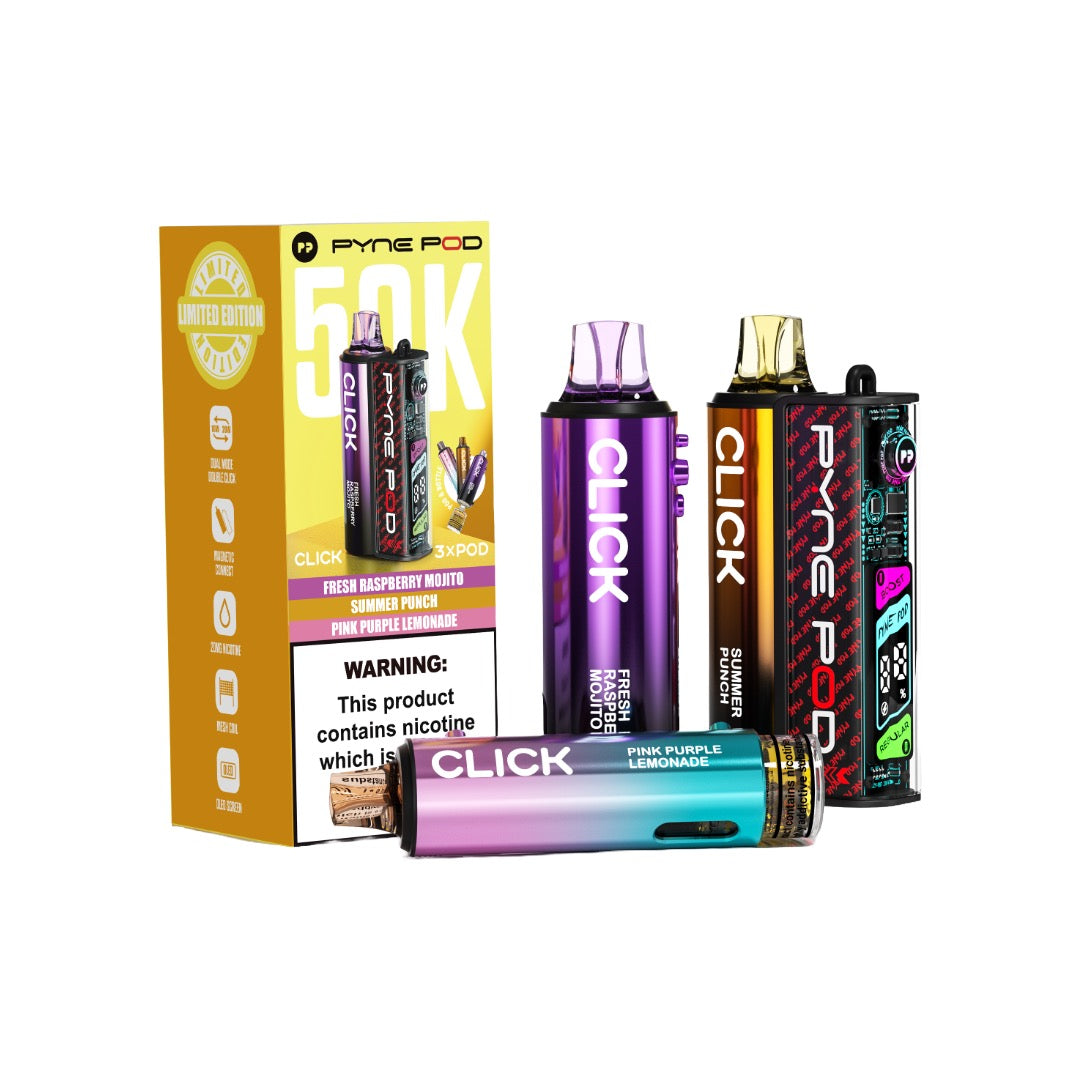 20mg Pyne Pod Click 50K Prefilled Pod Vape Kit
