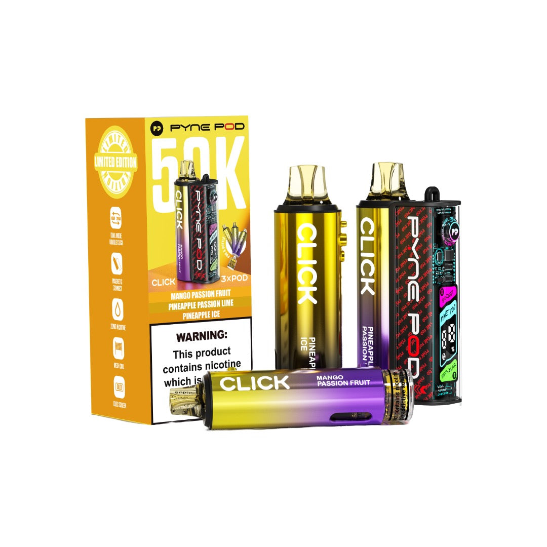 20mg Pyne Pod Click 50K Prefilled Pod Vape Kit