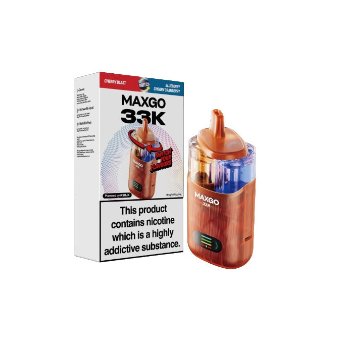 18mg Relx Maxgo 33K Prefilled Pod Vape Kit 25W