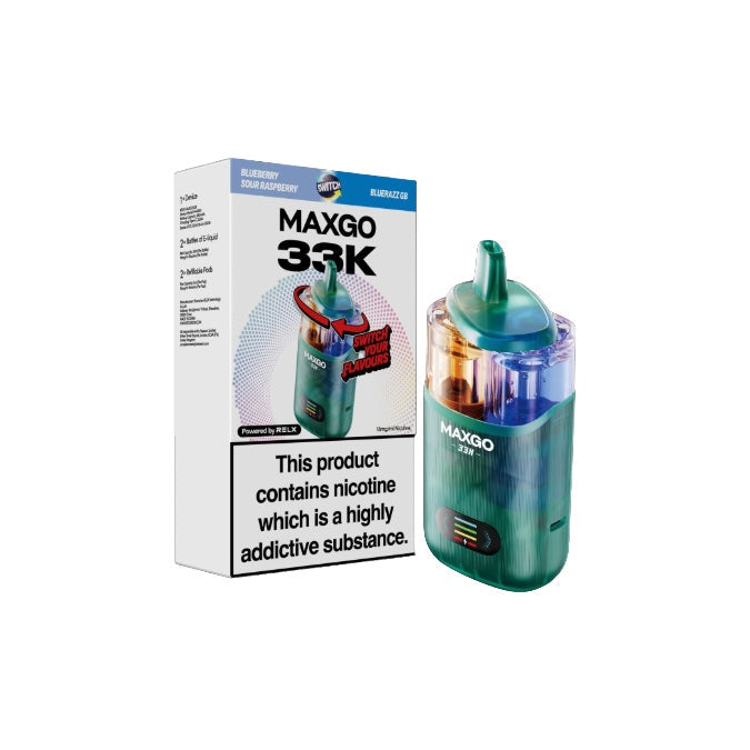 18mg Relx Maxgo 33K Prefilled Pod Vape Kit 25W