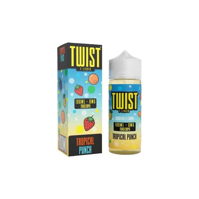 0mg Twist E-liquids 100ml Shortfill (70VP/30PG)