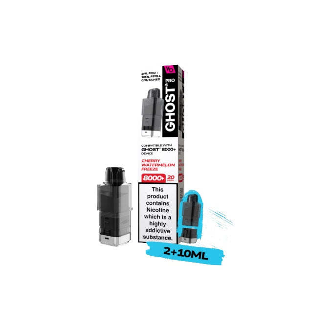 20mg Ghost Pro 8000+ By Vapes Bars Prefilled Pods