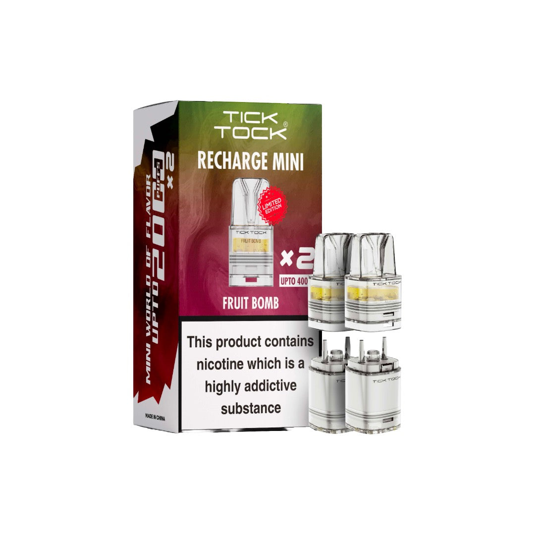 Tick Tock Recharge MINI 2K Prefilled Pods 2000 Puffs