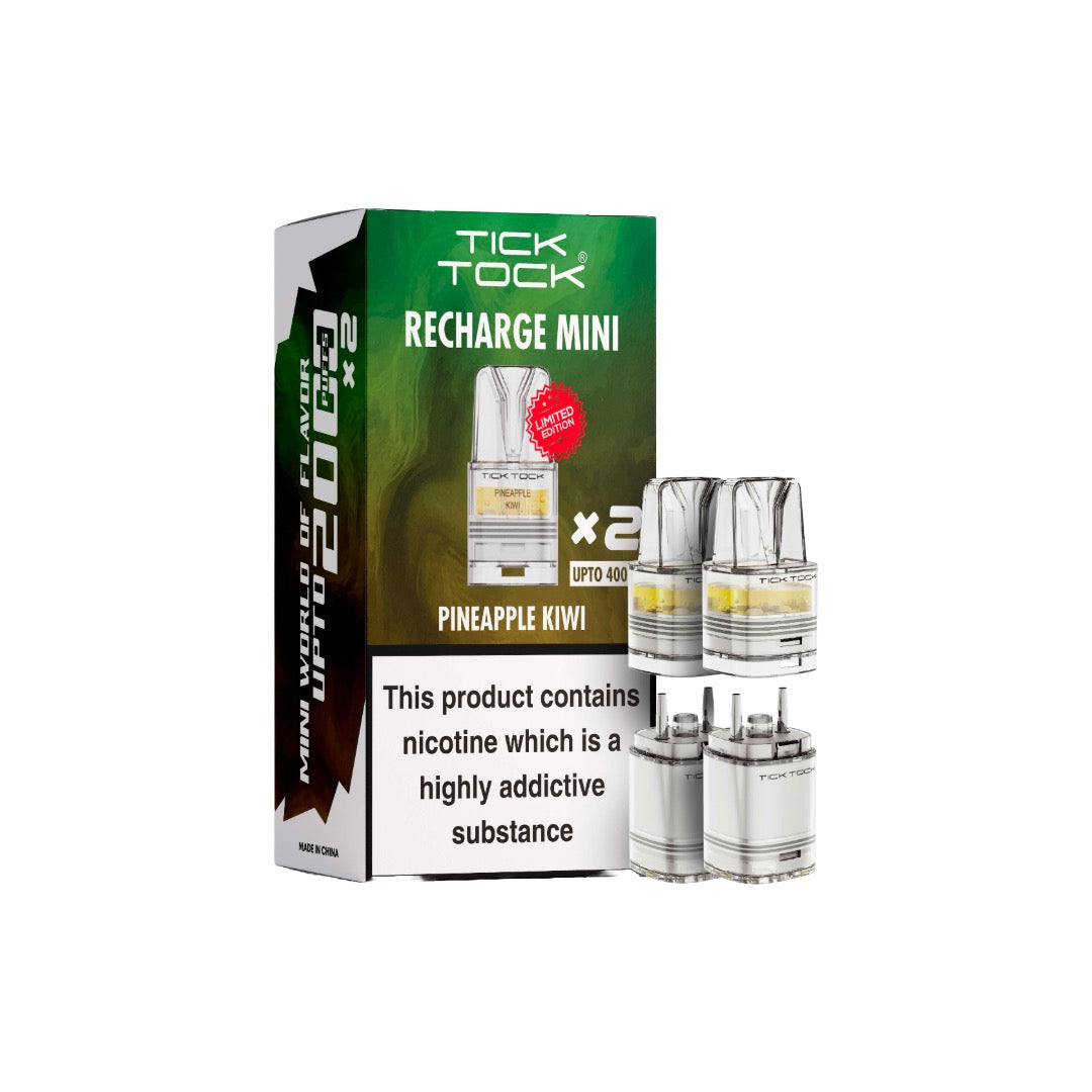 Tick Tock Recharge MINI 2K Prefilled Pods 2000 Puffs