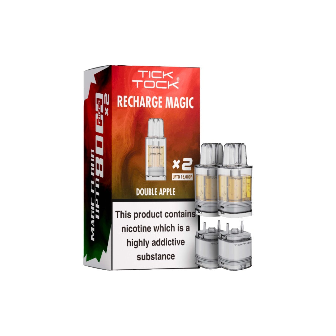 Tick Tock Recharge MAGIC 8K Prefilled Pods 8000 Puffs