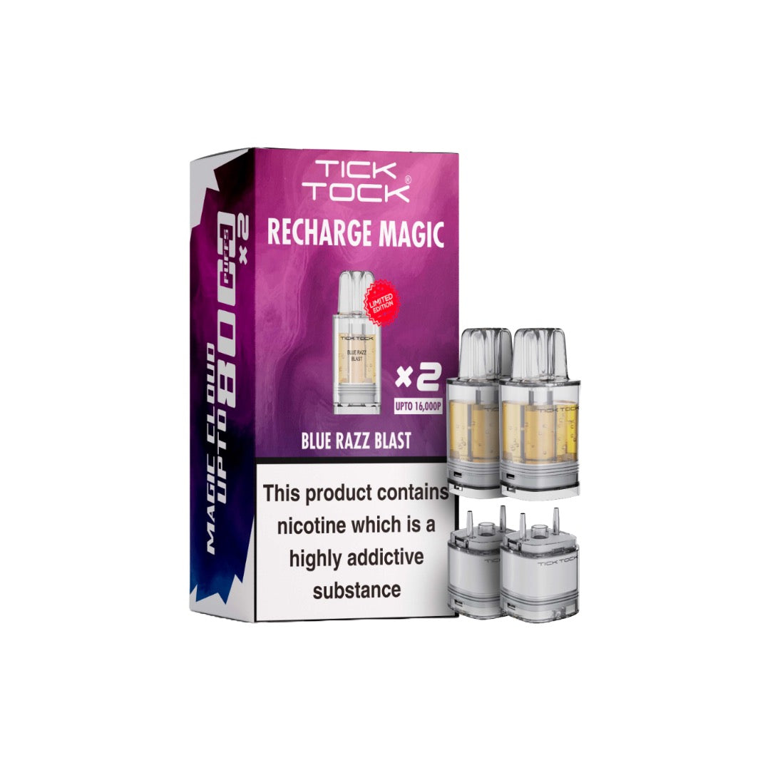 Tick Tock Recharge MAGIC 8K Prefilled Pods 8000 Puffs