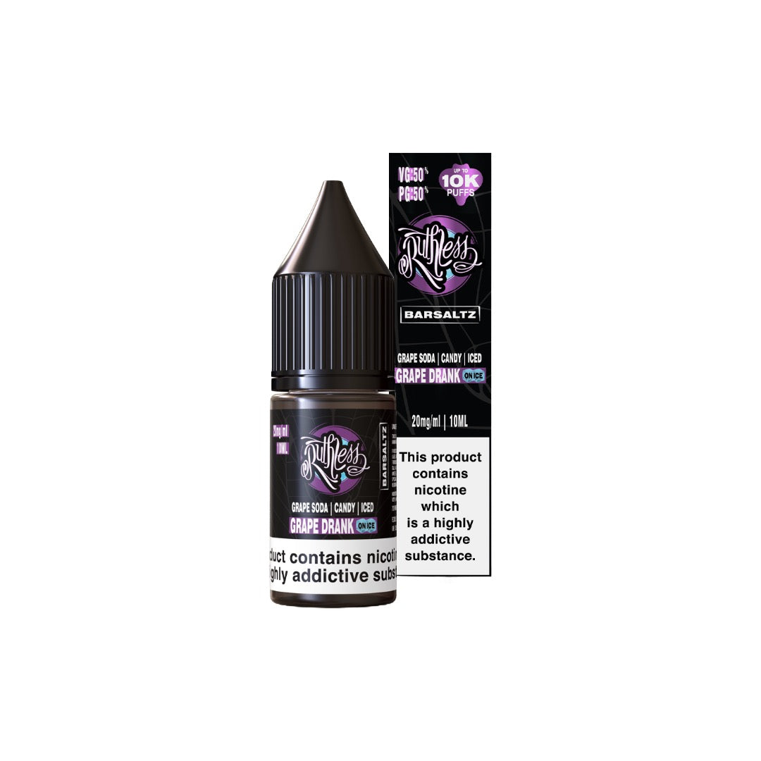 20mg Ruthless Nic Salt 10ml (50VG/50PG)