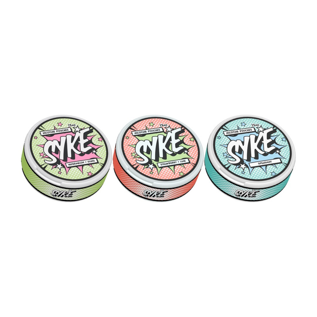 12mg SYKE Nicotine Pouches - 20 Pouches