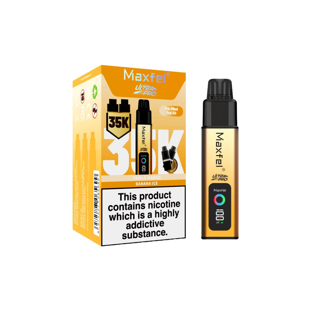 Maxfel Ultra Pro 35k Puffs Prefilled Vape Pod Kit