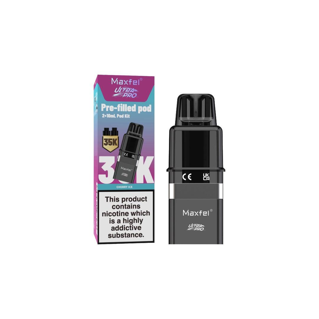 20mg Maxfel Ultra Pro Replacement Prefilled Pods 17500 Puffs