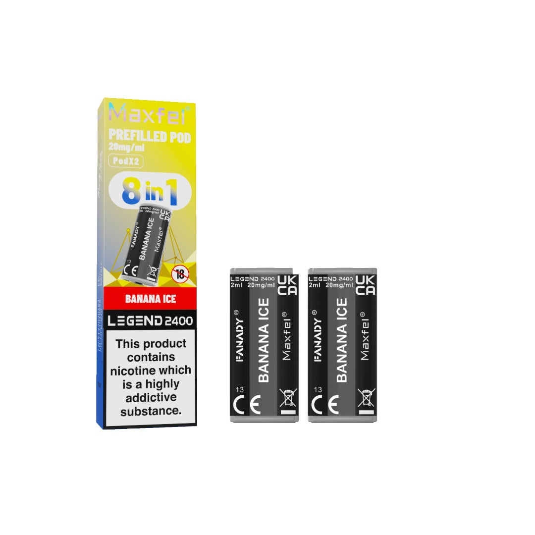 20mg Maxfel Legend Fanady Prefilled Pods 2400 Puffs