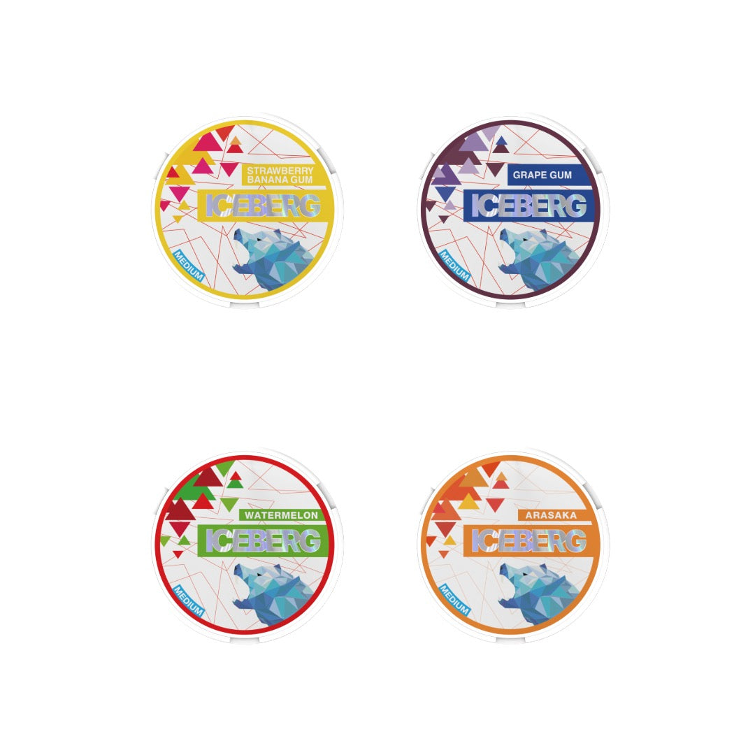 20mg Iceberg Medium Nicotine Pouches - 20 Pouches