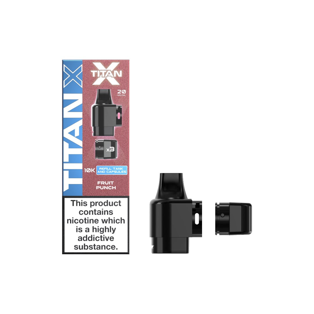 20mg Titan X 10k Puff Prefilled Pods