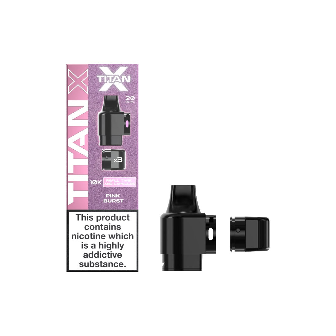 20mg Titan X 10k Puff Prefilled Pods