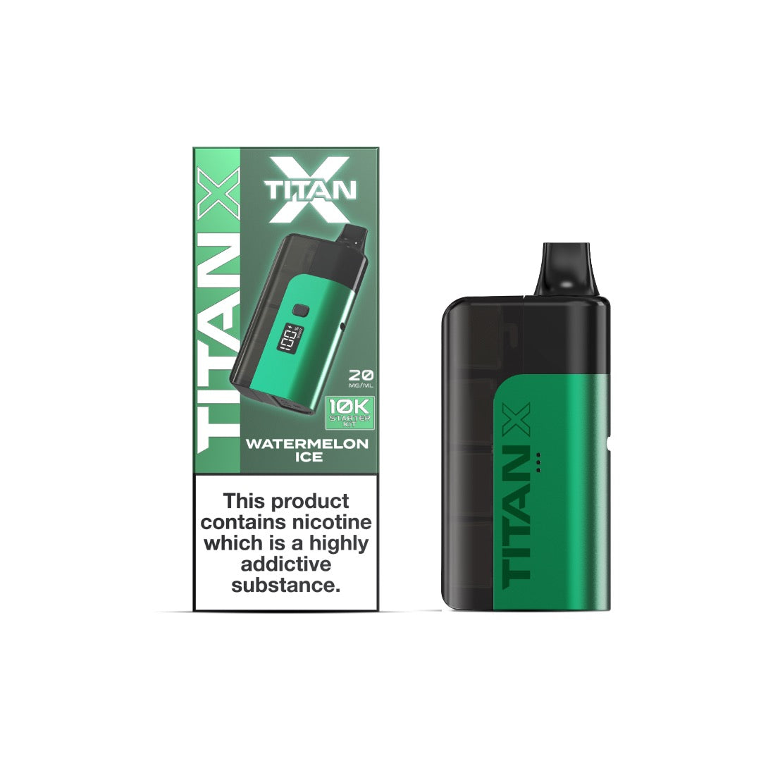 20mg Titan X 10k Puff Prefilled Pod Vape Kit