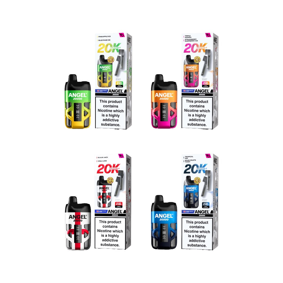 20mg Angel 20000 by Vapes Bars Holiday Edition Prefilled Pod Vape Kit