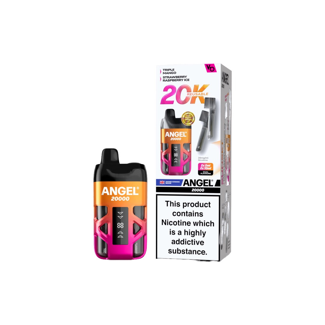 20mg Angel 20000 by Vapes Bars Holiday Edition Prefilled Pod Vape Kit