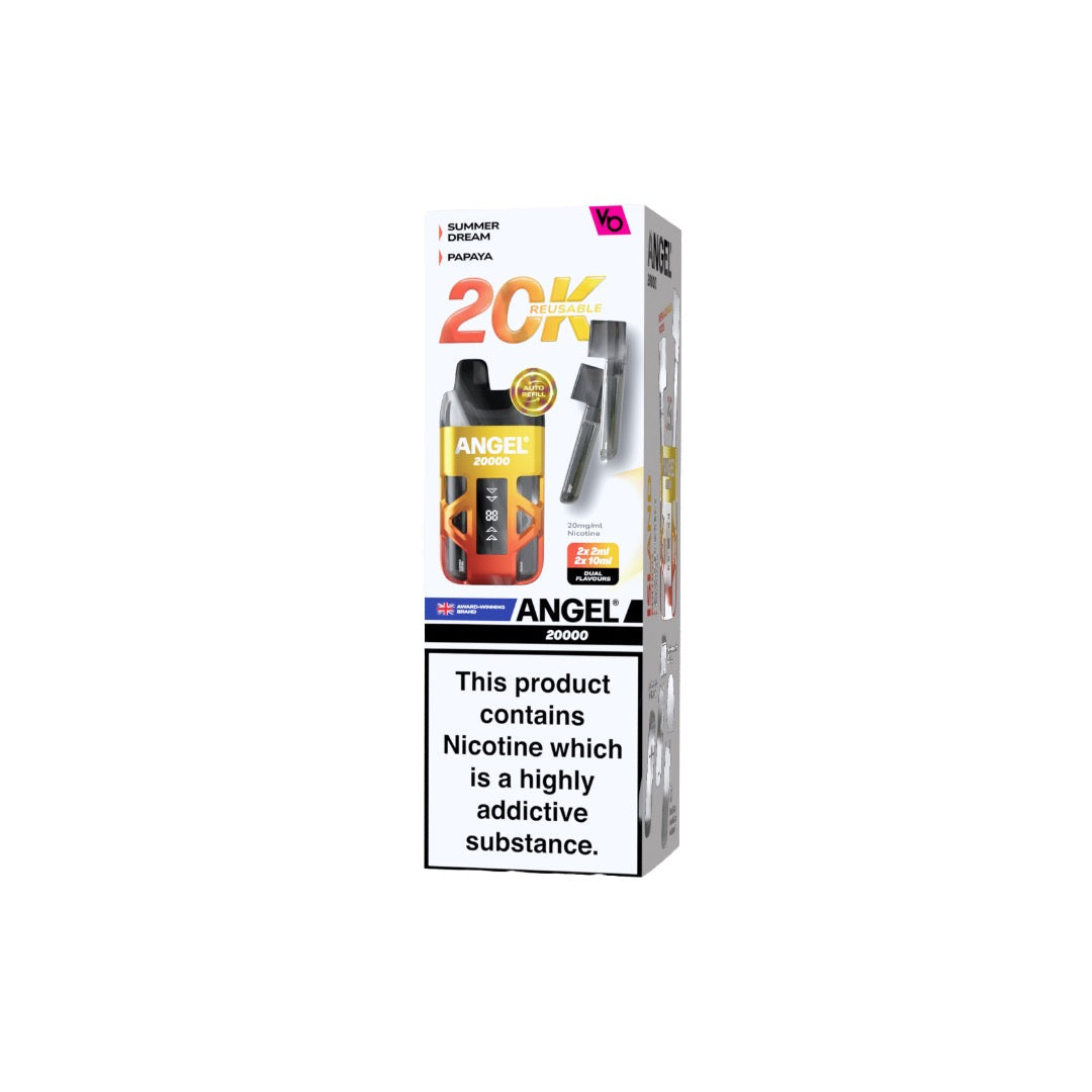 20mg Angel 20000 by Vapes Bars Holiday Edition Prefilled Pod Vape Kit
