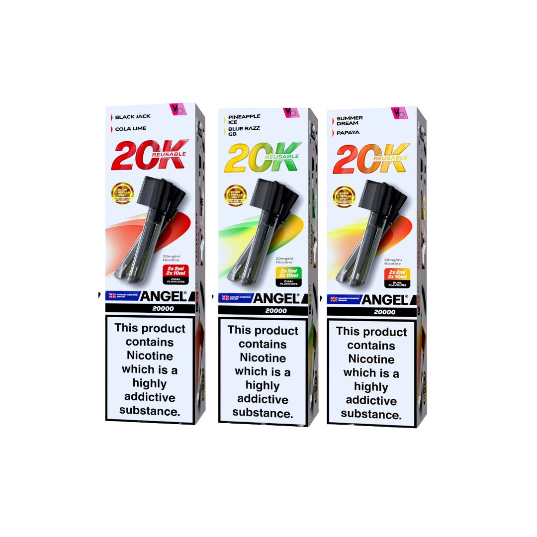 20mg Angel 20k Pods By Vapes Bars Holiday Edition Prefilled Pods