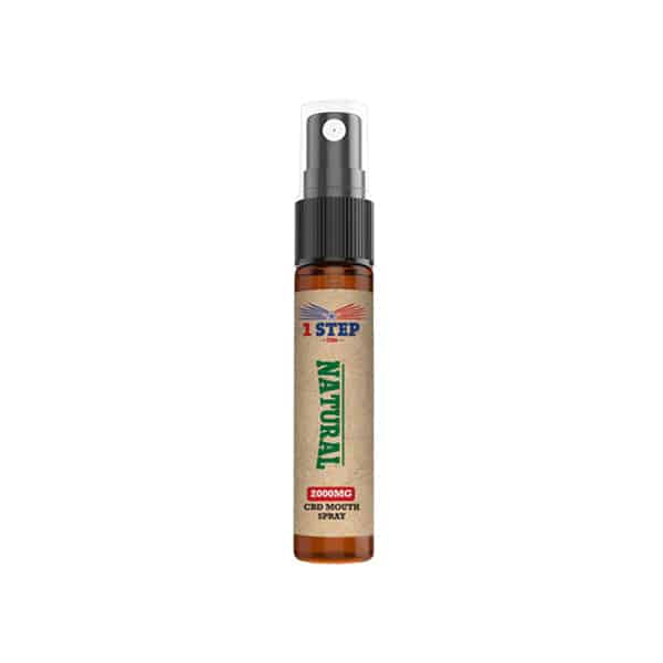 1 Step CBD 2000mg CBD Natural Mouth Spray 10ml (BUY 1 GET 1 FREE)