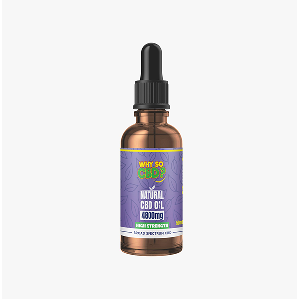 Why So CBD? 4800mg Broad Spectrum CBD Natural Oil - 50ml
