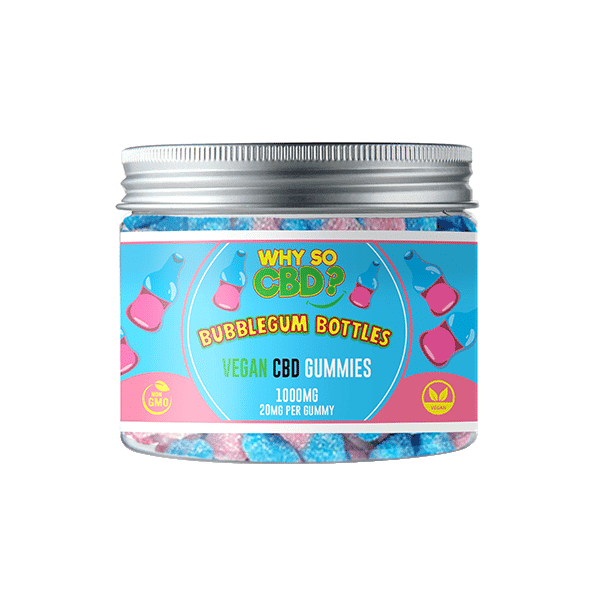 Why So CBD? 1000mg CBD Small Vegan Gummies - 11 Flavours
